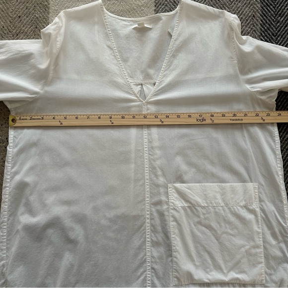 COS Oversized Lightweight Cotton Tunic / White / Size M - Picture 8 of 8